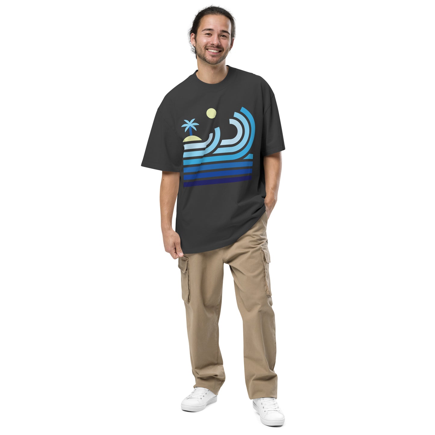 Beach | Oversized Faded Tee