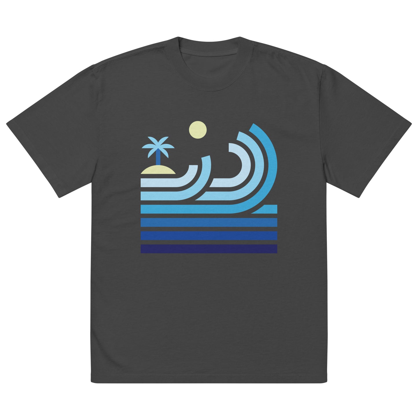 Beach | Oversized Faded Tee