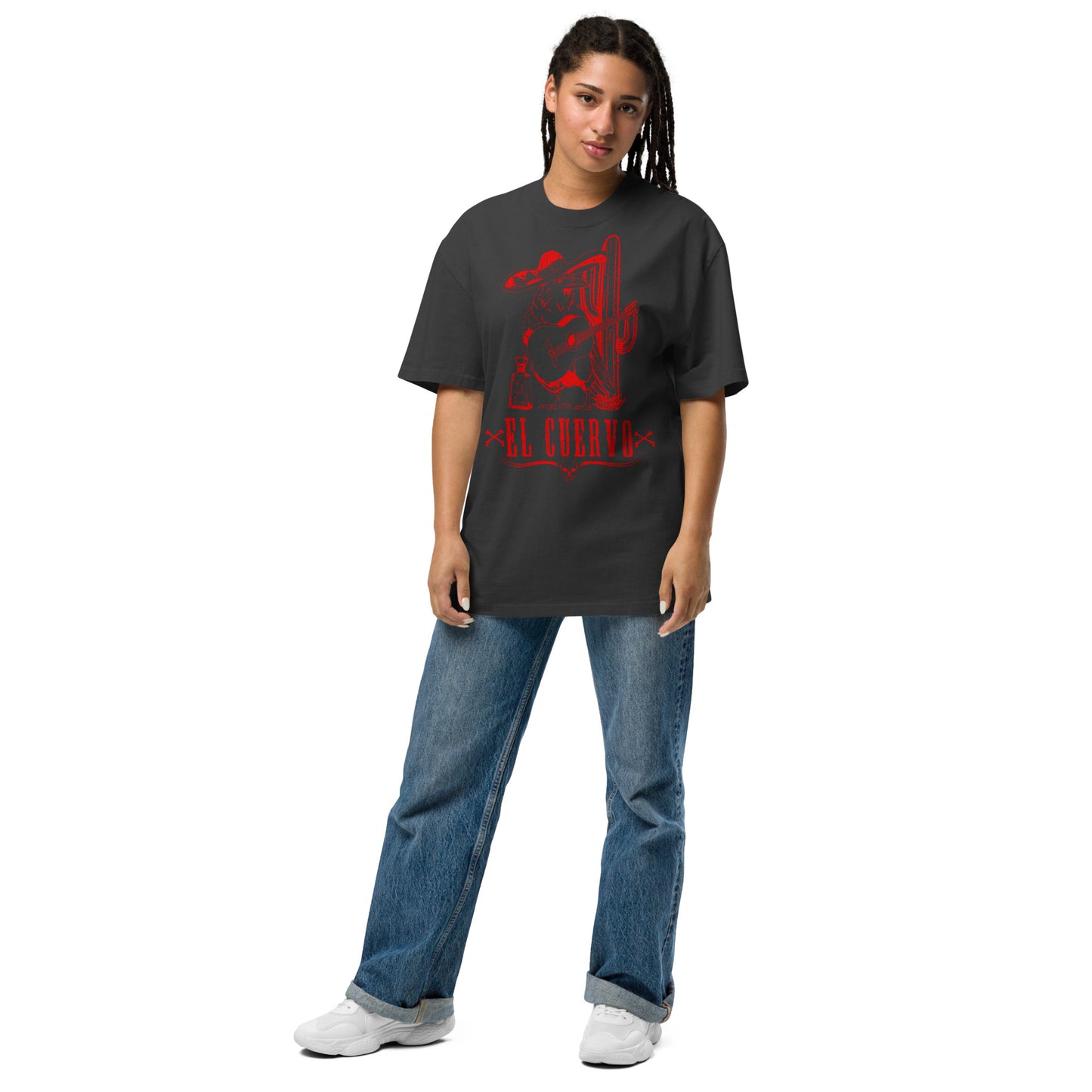 El Cuervo | Oversized Faded Tee