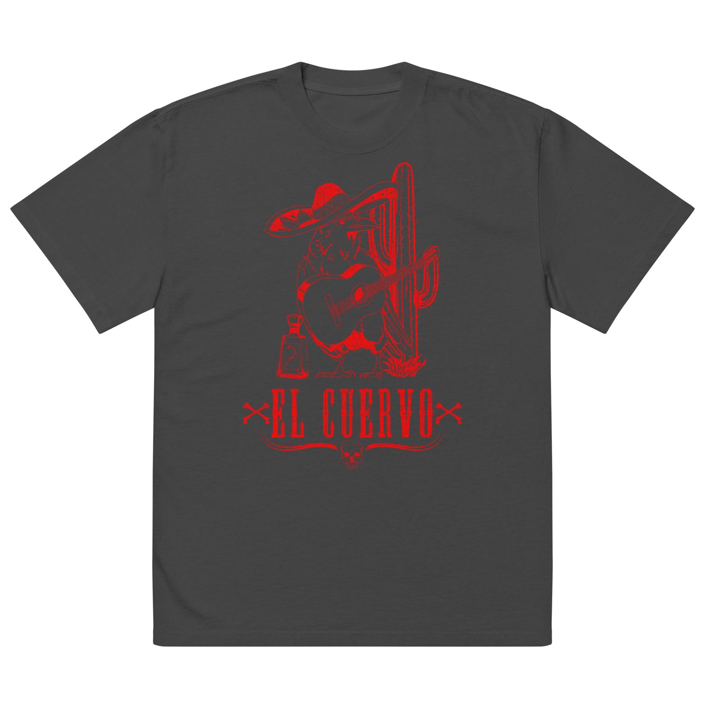 El Cuervo | Oversized Faded Tee