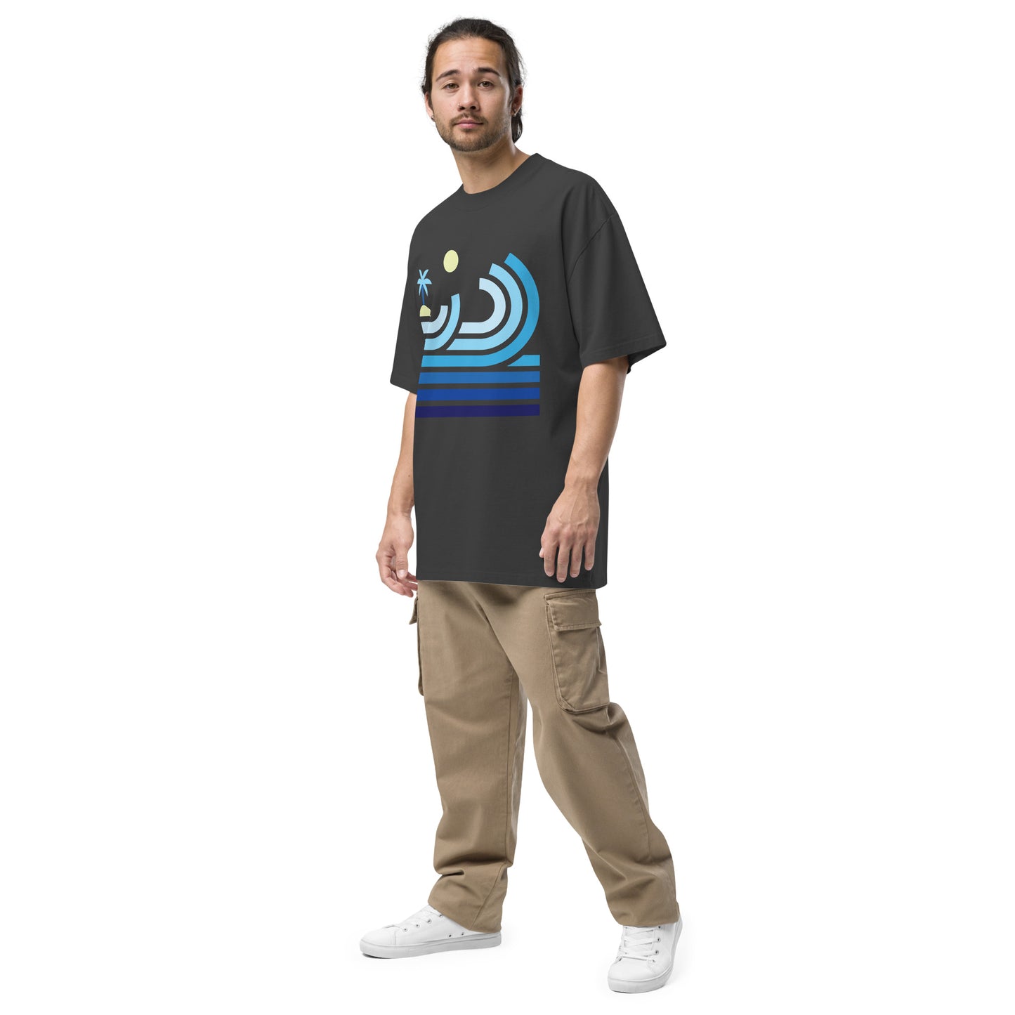 Beach | Oversized Faded Tee