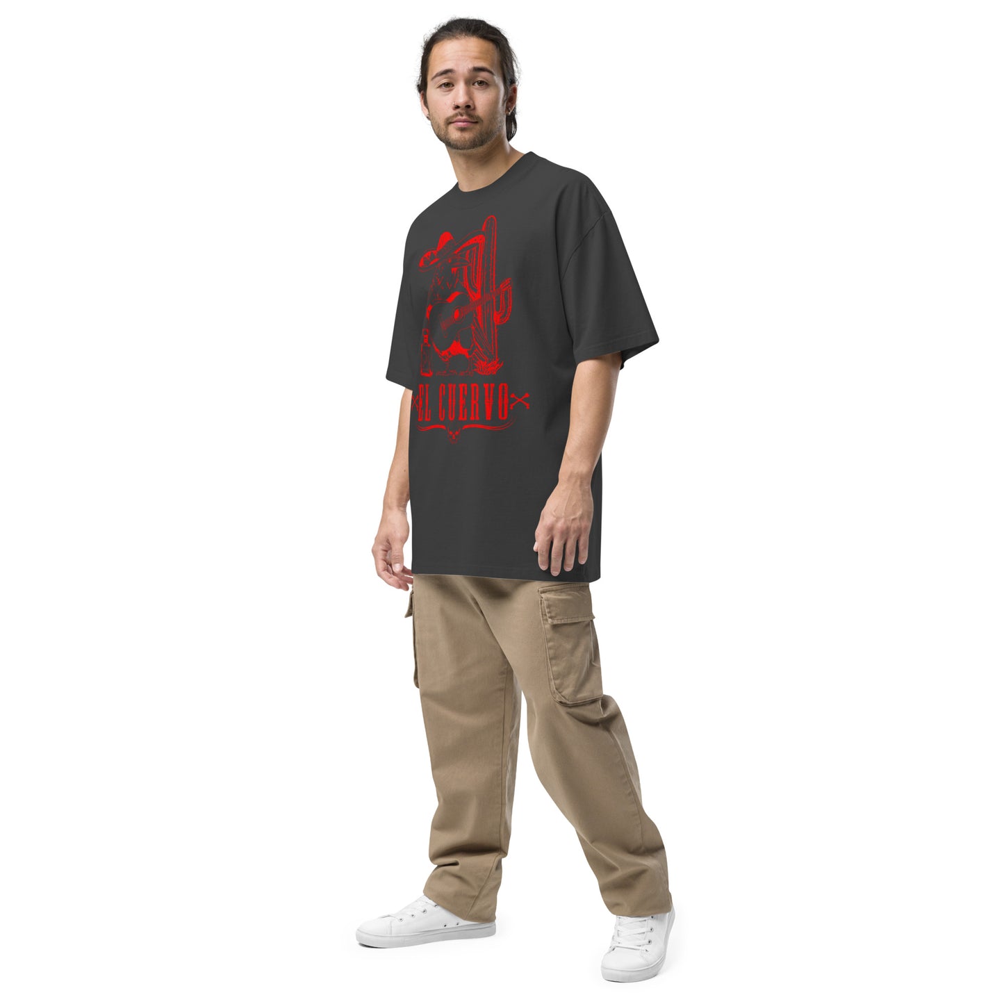 El Cuervo | Oversized Faded Tee