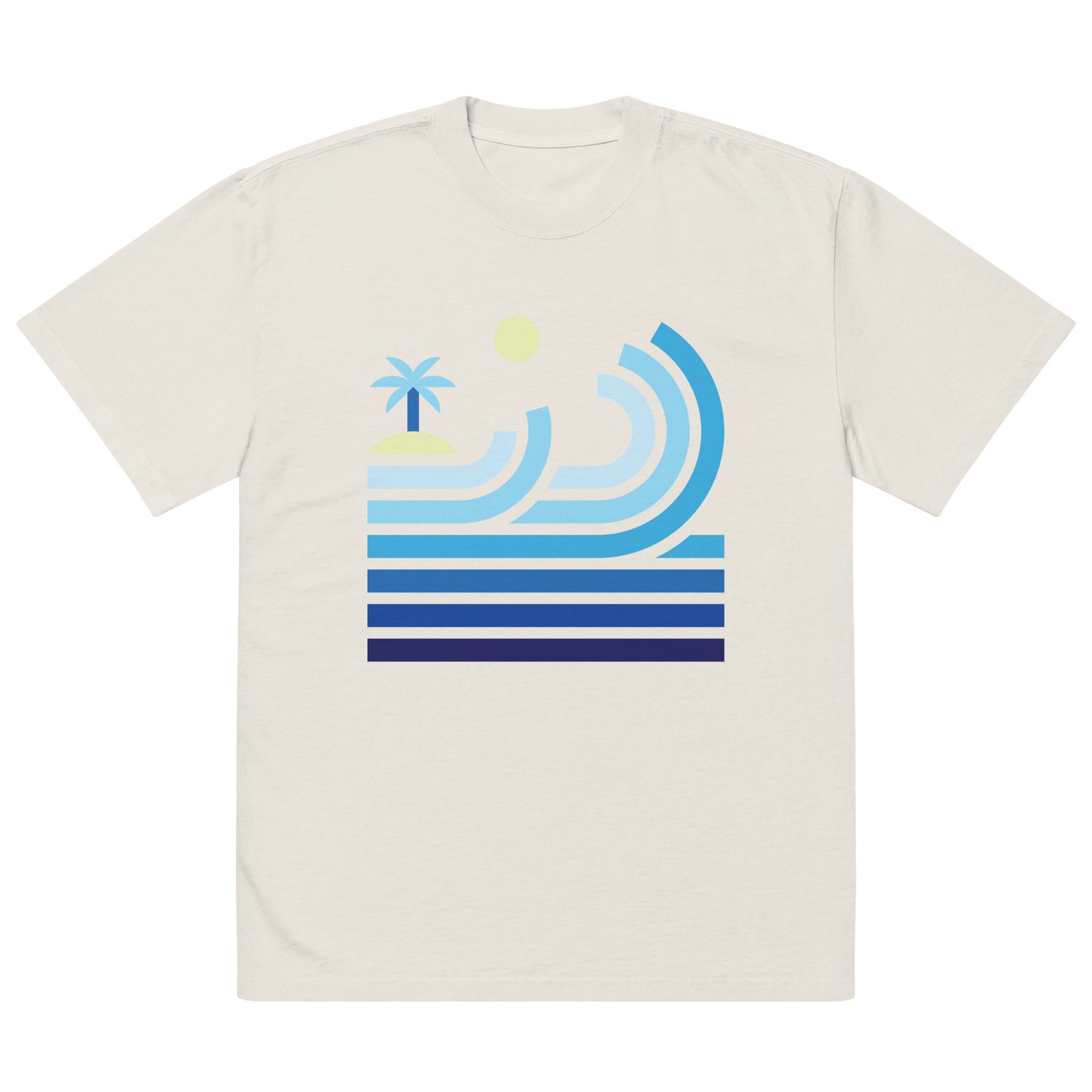 Beach | Oversized Faded Tee
