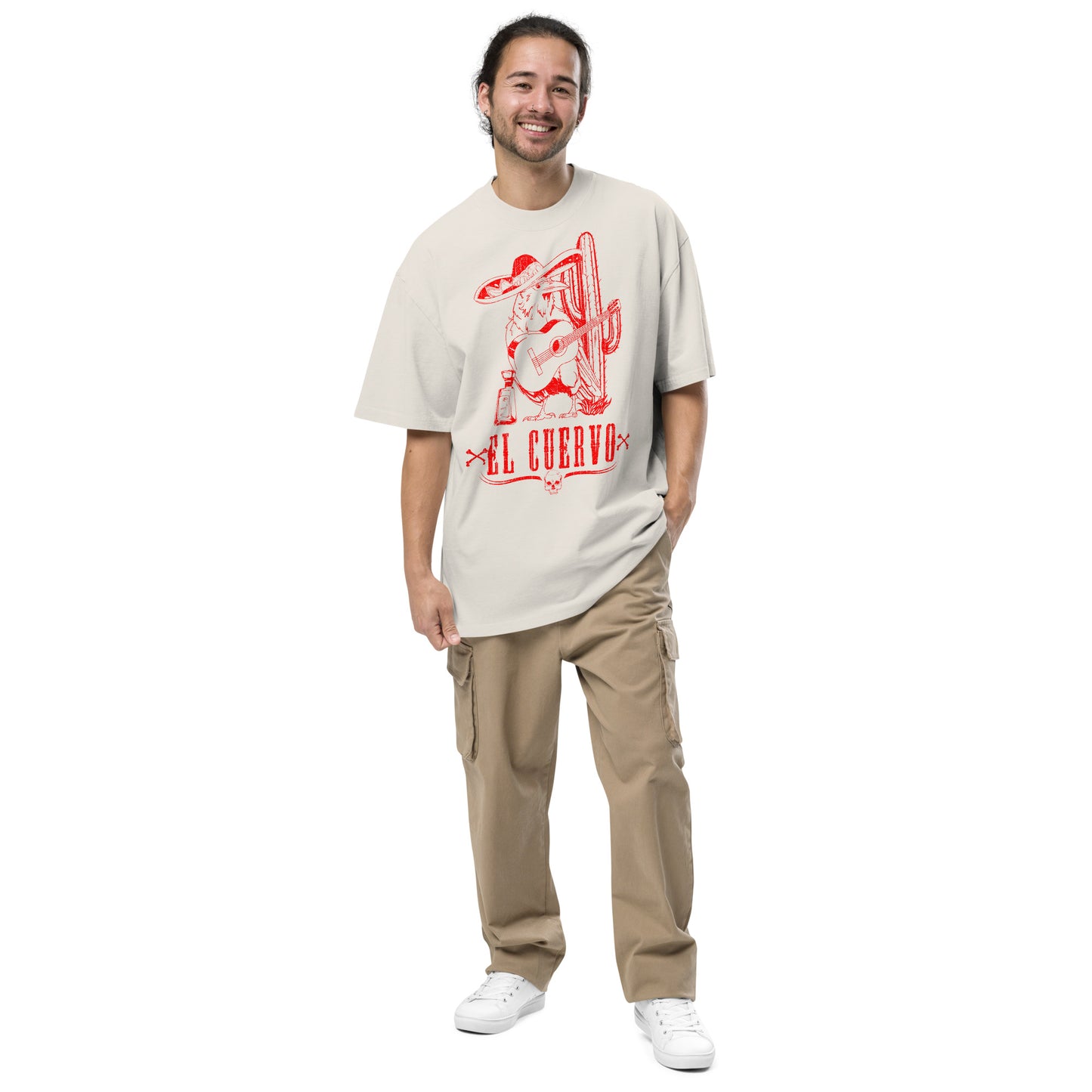 El Cuervo | Oversized Faded Tee