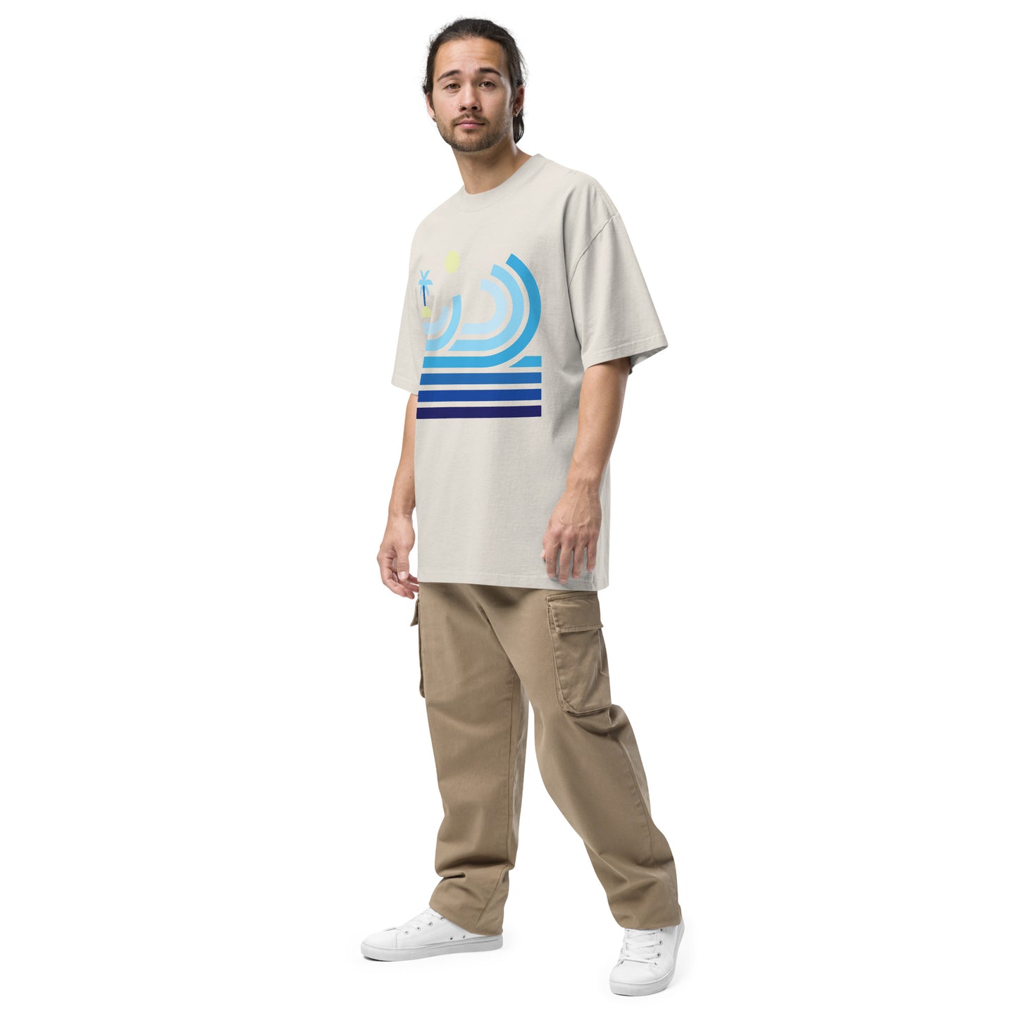 Beach | Oversized Faded Tee