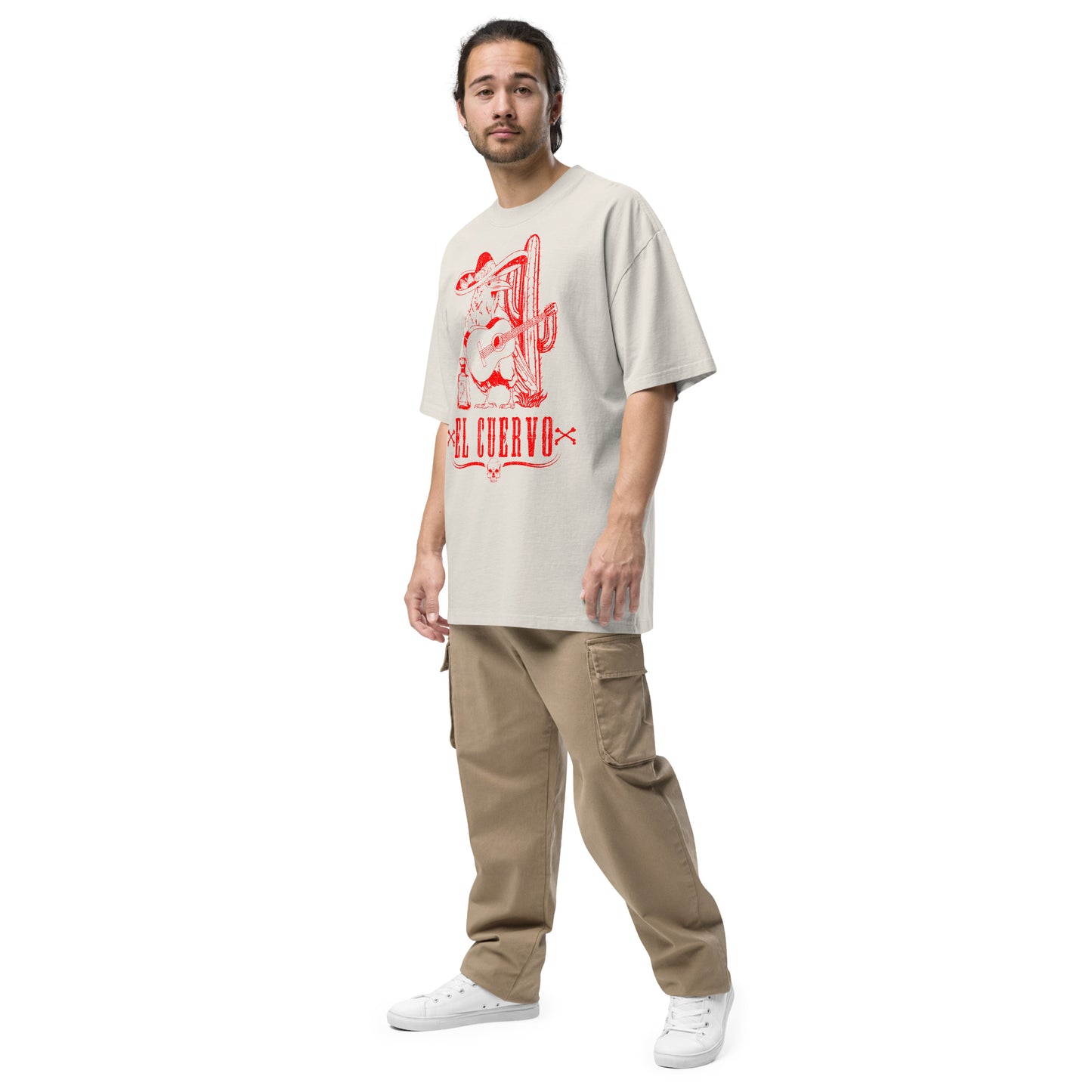 El Cuervo | Oversized Faded Tee