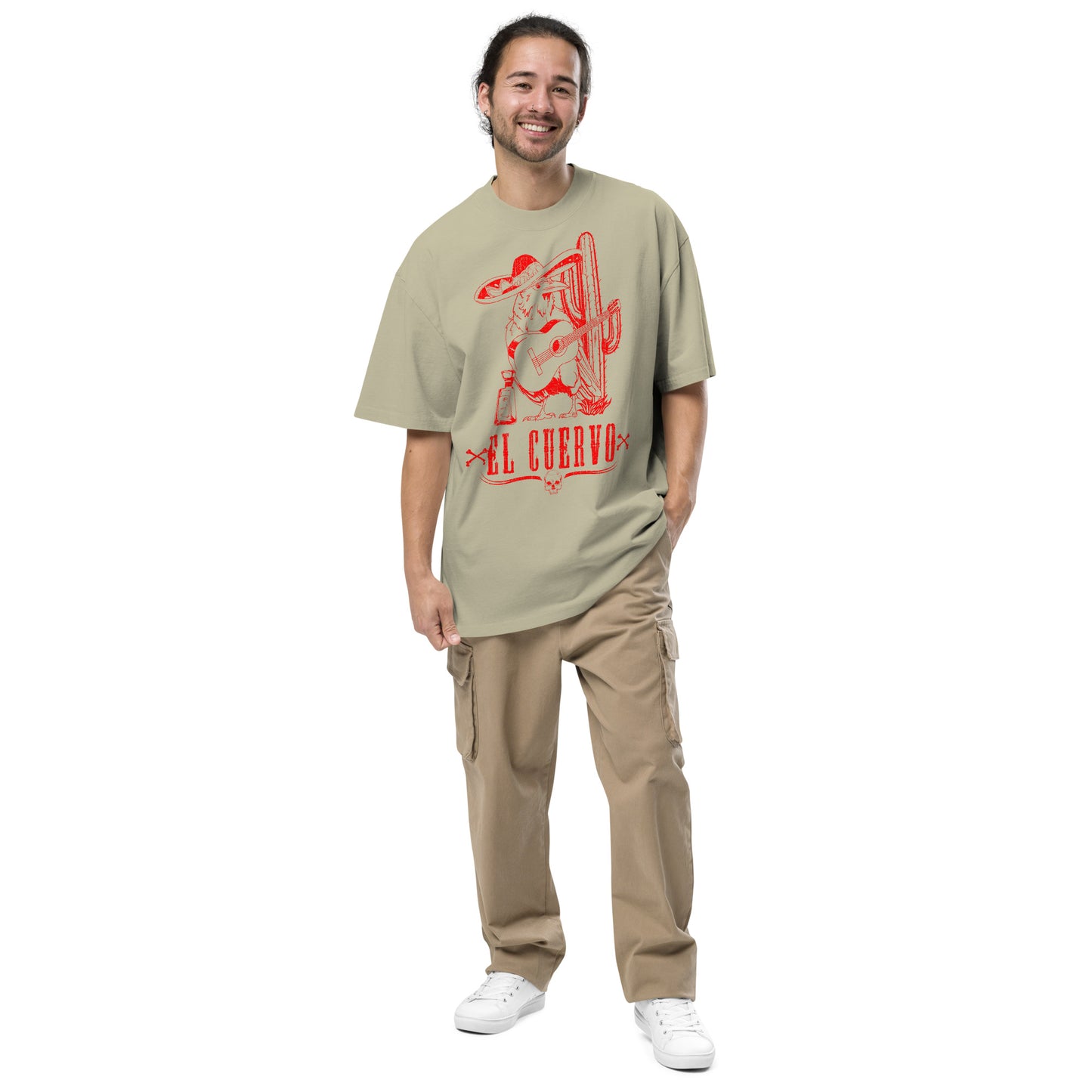 El Cuervo | Oversized Faded Tee