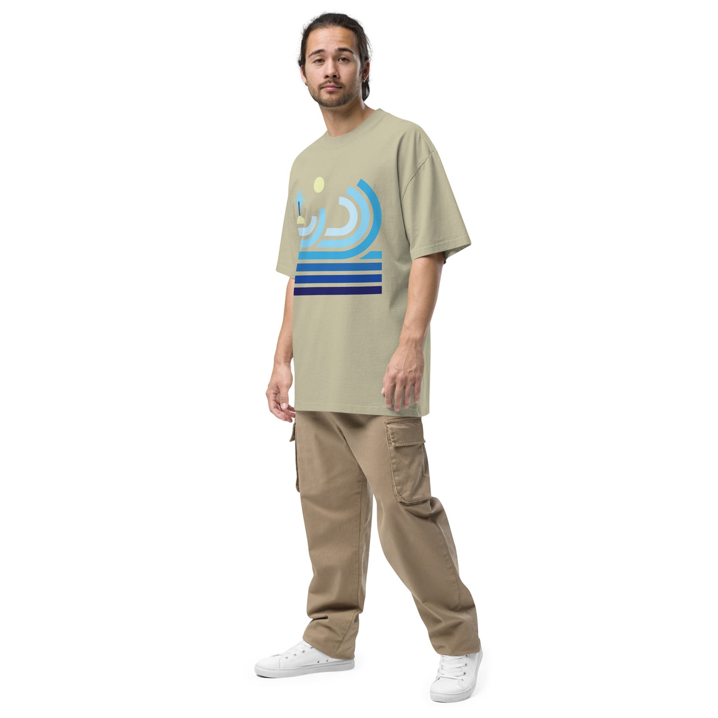 Beach | Oversized Faded Tee