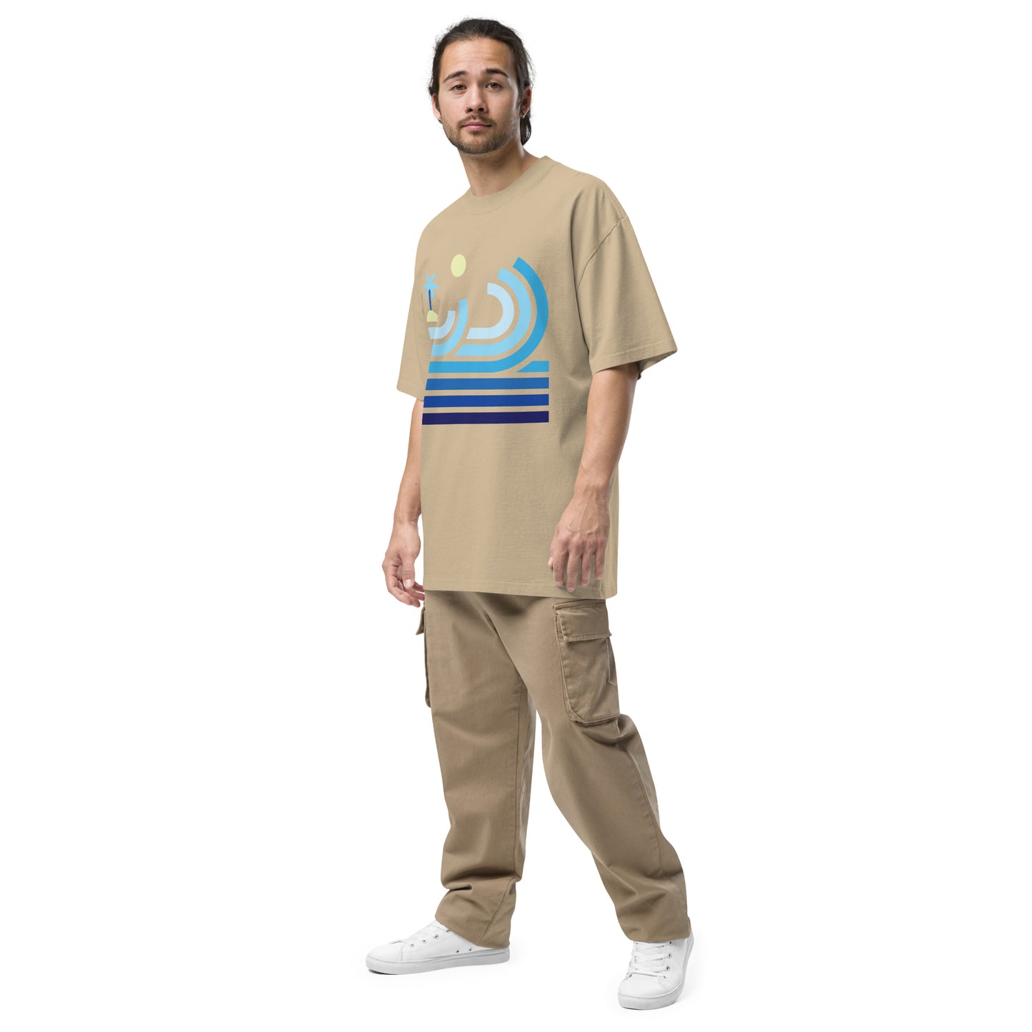 Beach | Oversized Faded Tee
