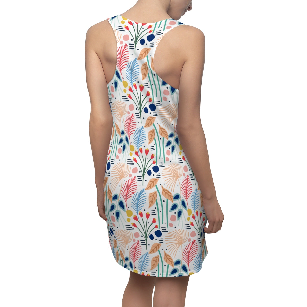 White Fold | Racerback Dress