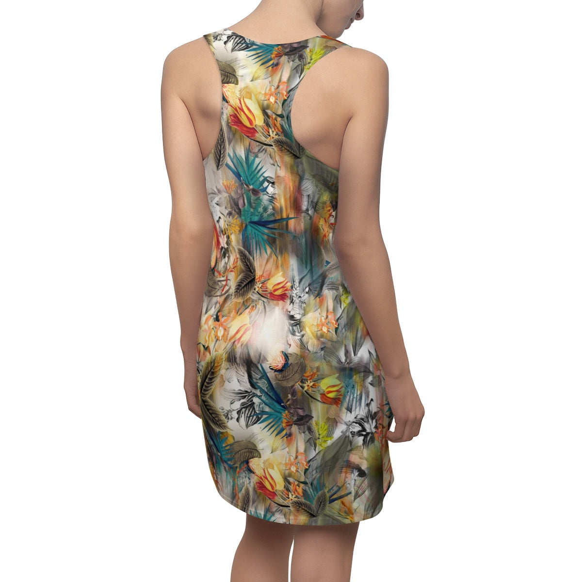 Tropic Gray | Racerback Dress