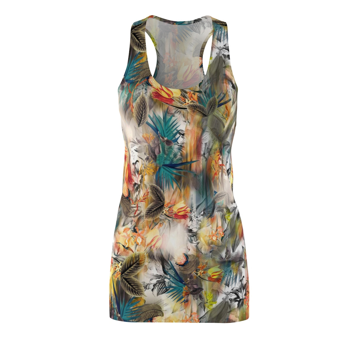 Tropic Gray | Racerback Dress