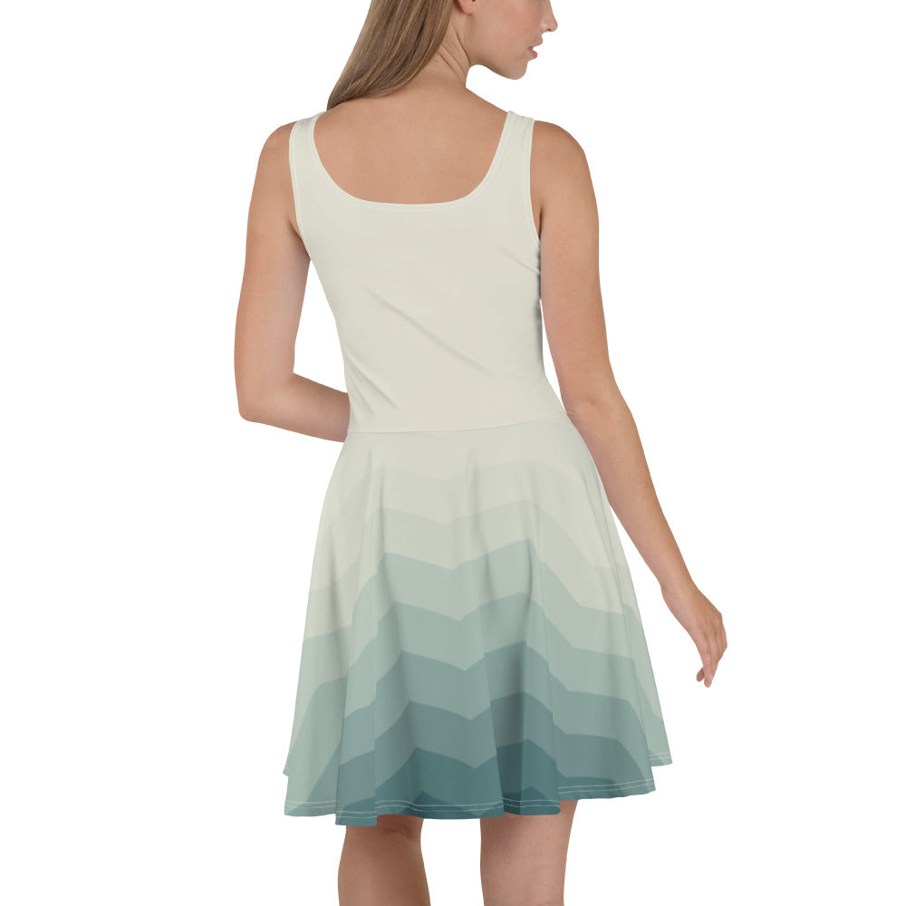 Blue Waves | Skater Dress