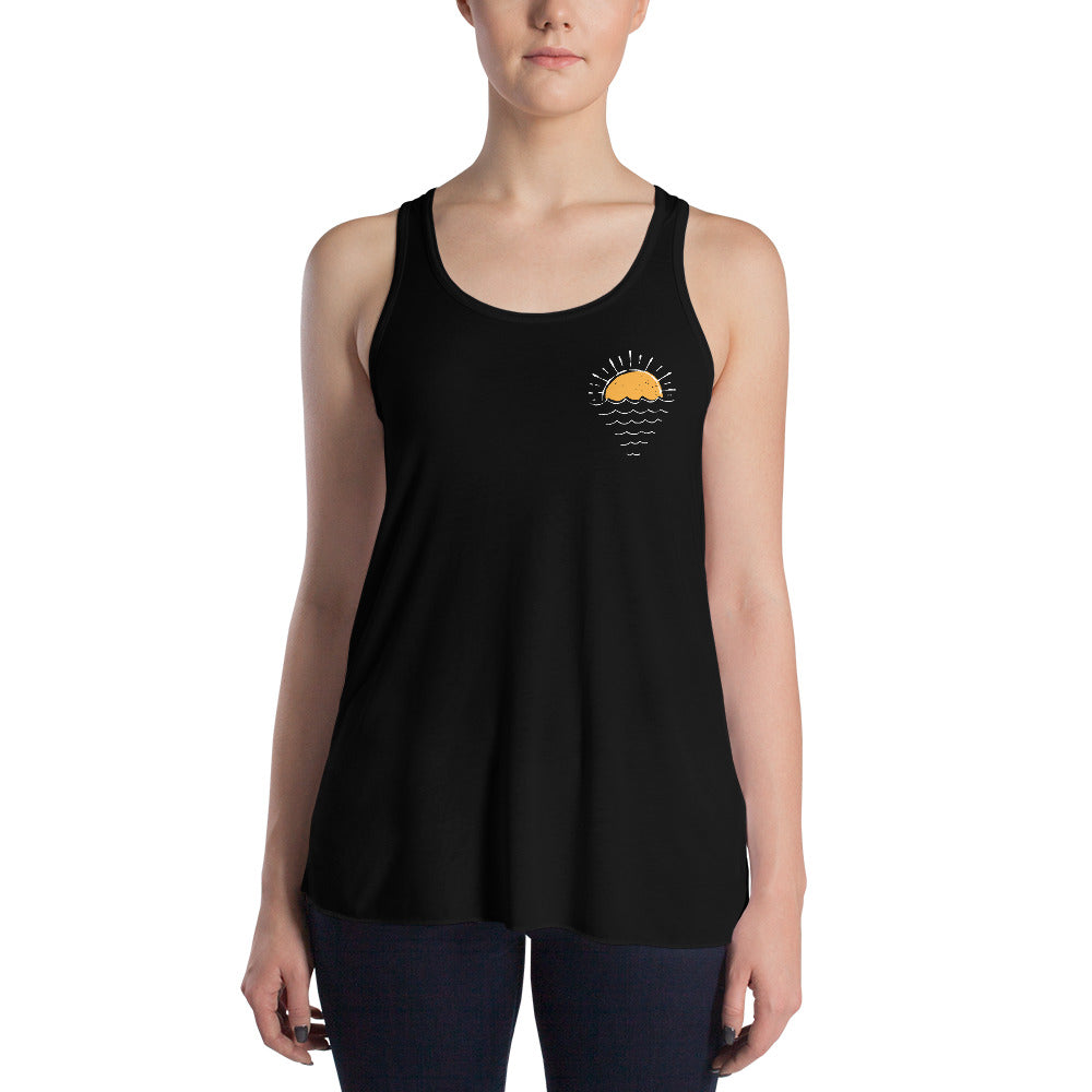 Sunset | Women's Flowy Racerback Tank