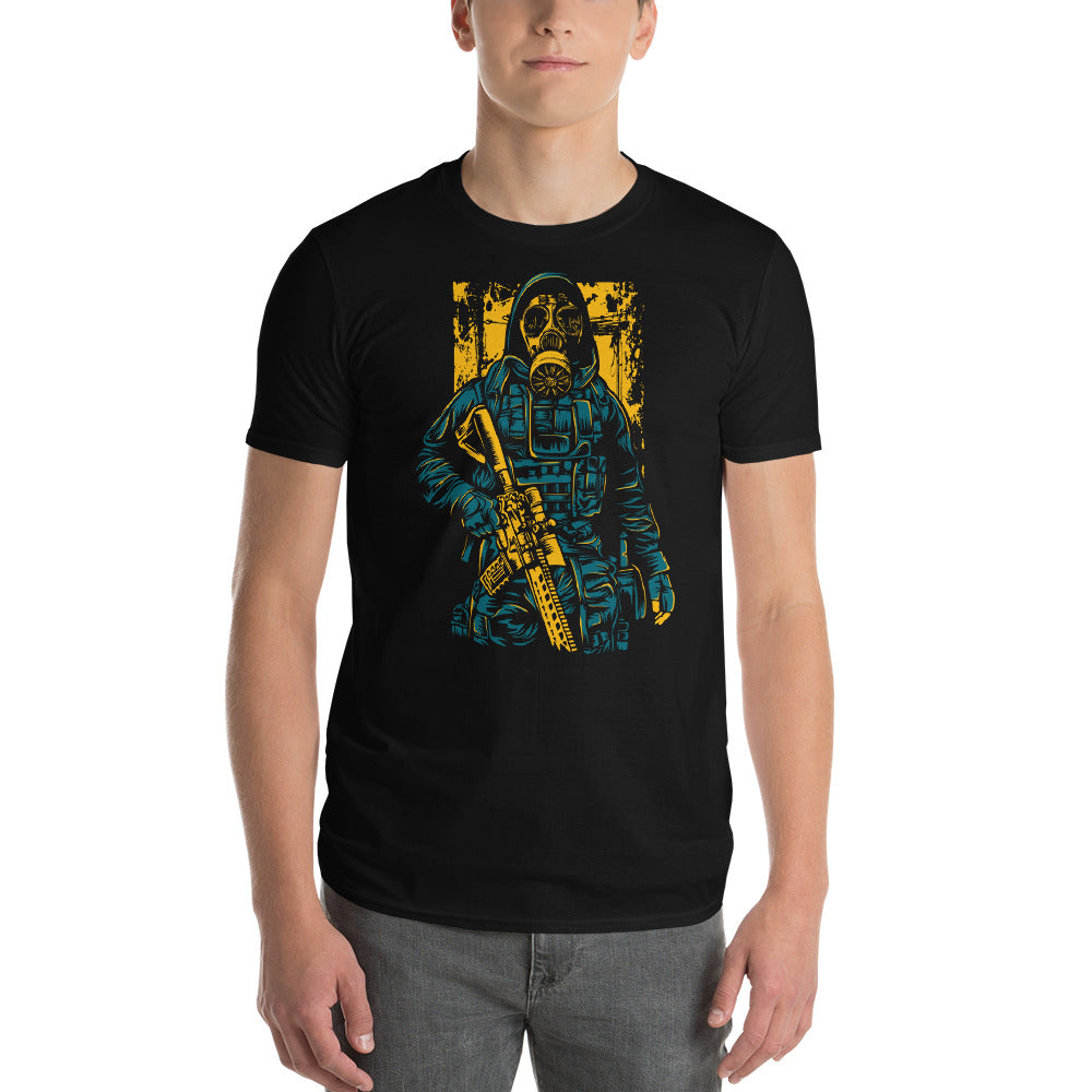 Gasmask Soldier | Premium T-Shirt
