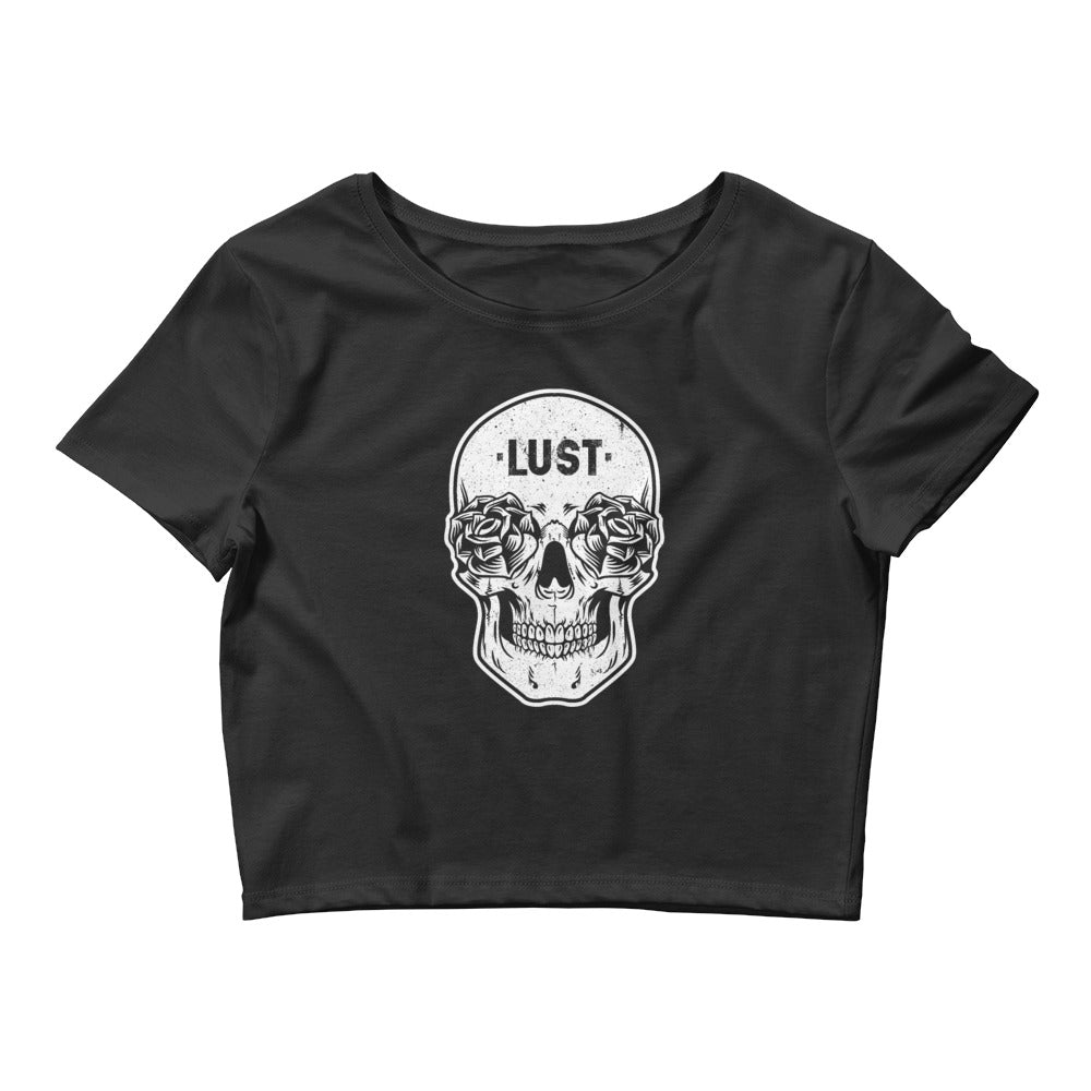 Lust | Women’s Crop Top (Black)