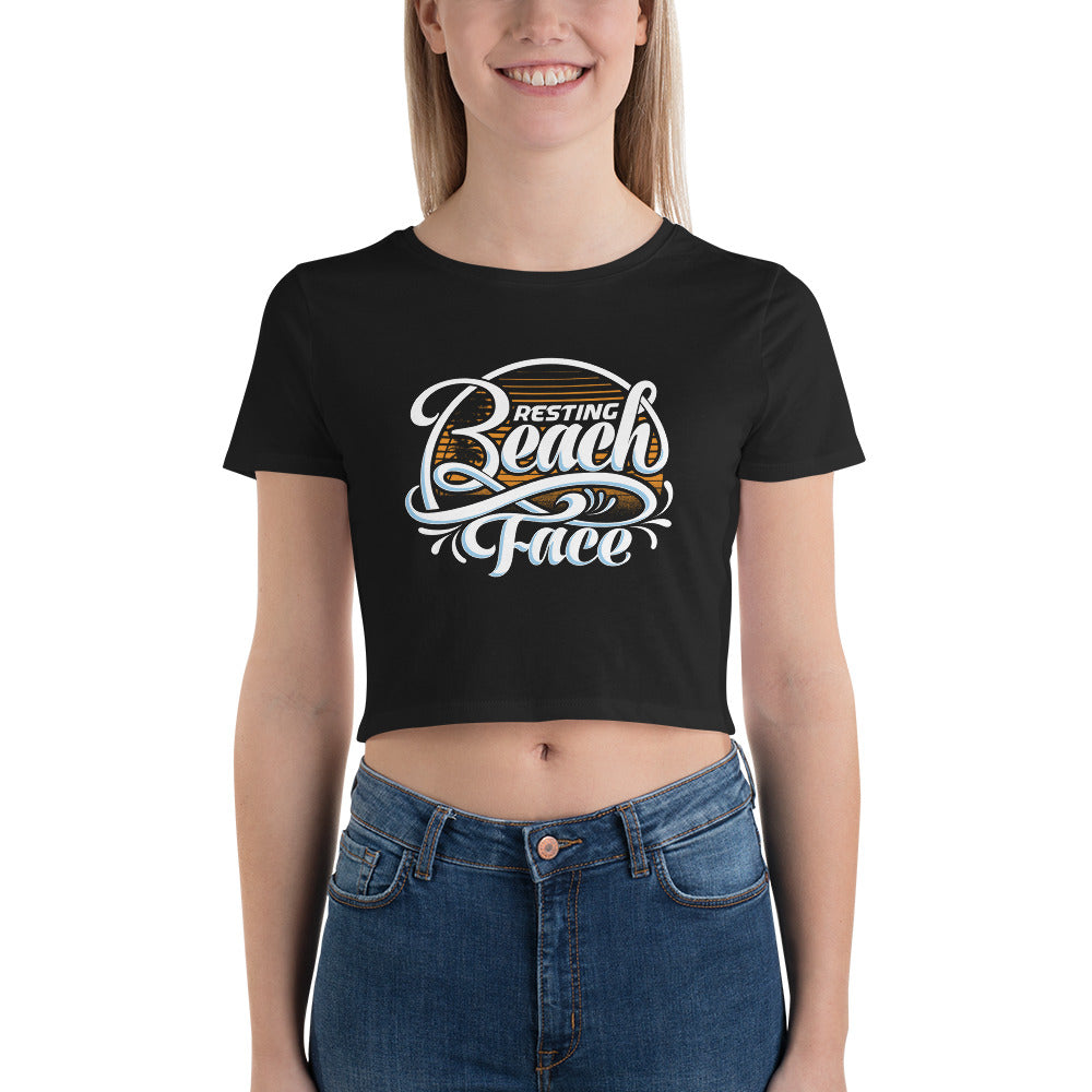 Resting Beach Face | Women’s Crop Top