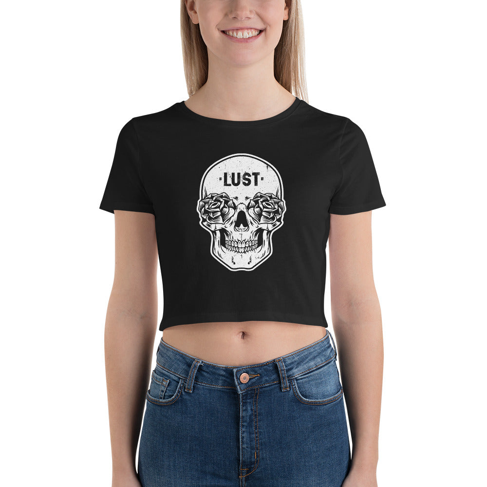 Lust | Women’s Crop Top (Black)