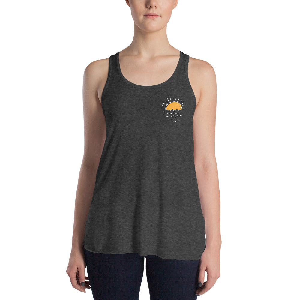 Sunset | Women's Flowy Racerback Tank