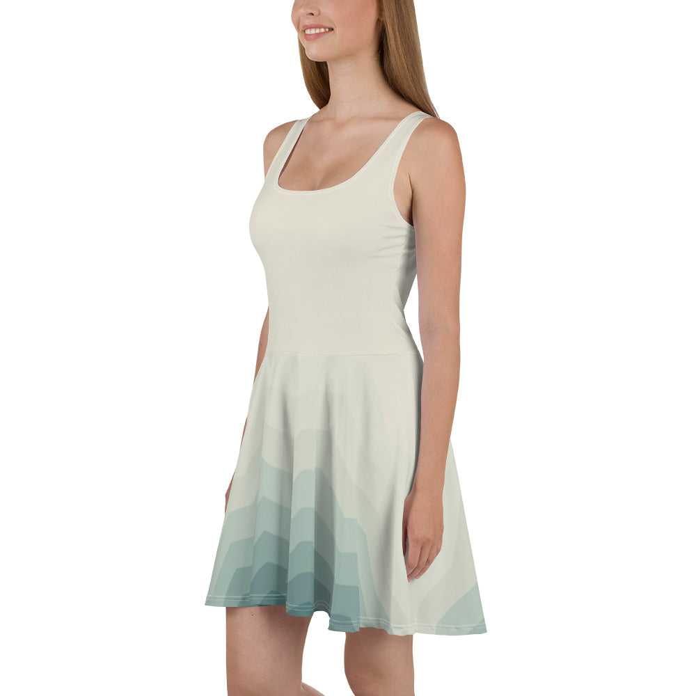 Blue Waves | Skater Dress