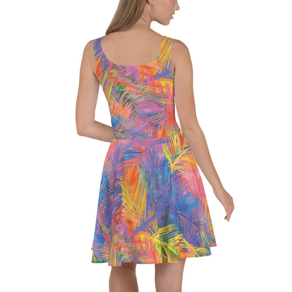 Foliage Multi | Skater Dress