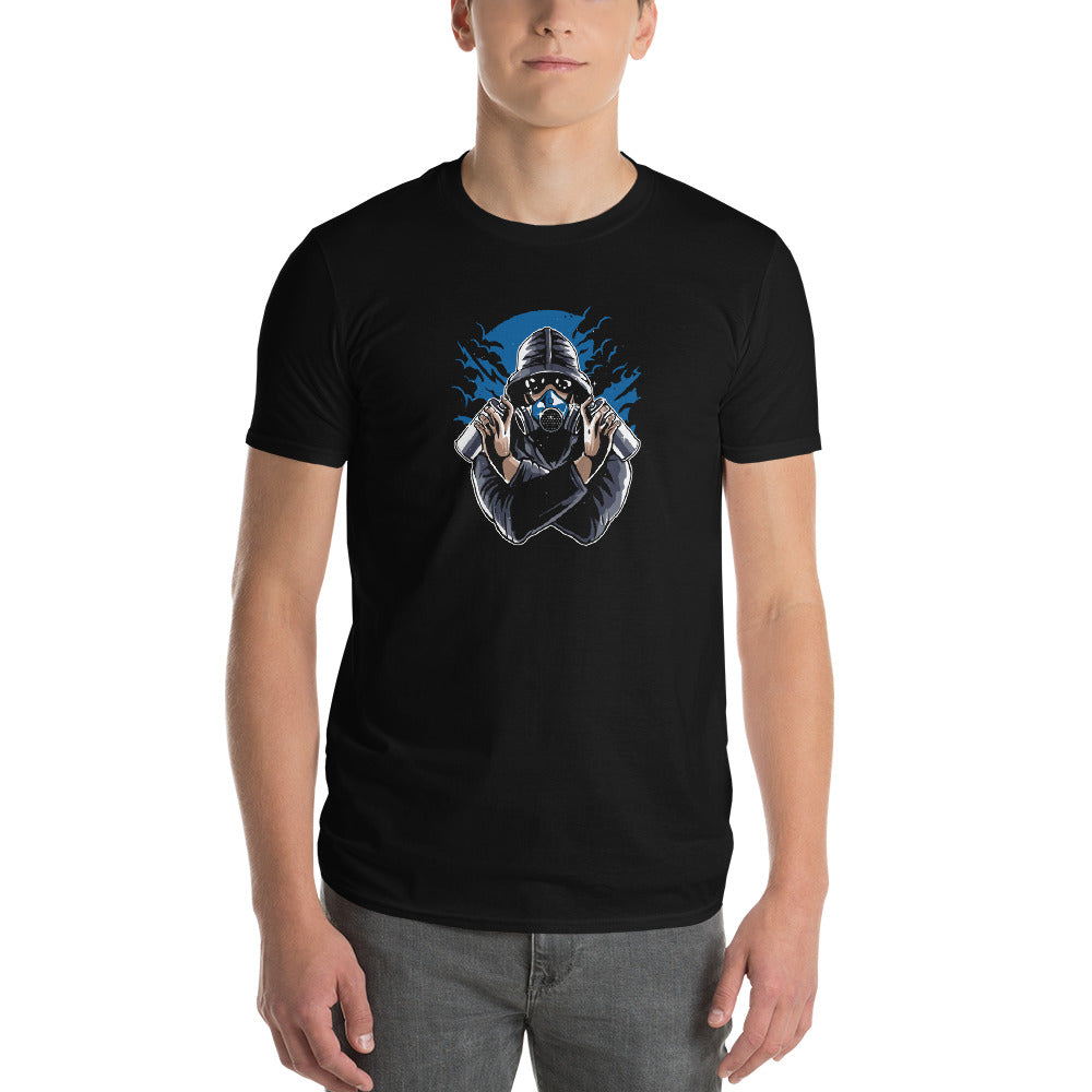 Graffiti Gasmask | Short-Sleeve T-Shirt