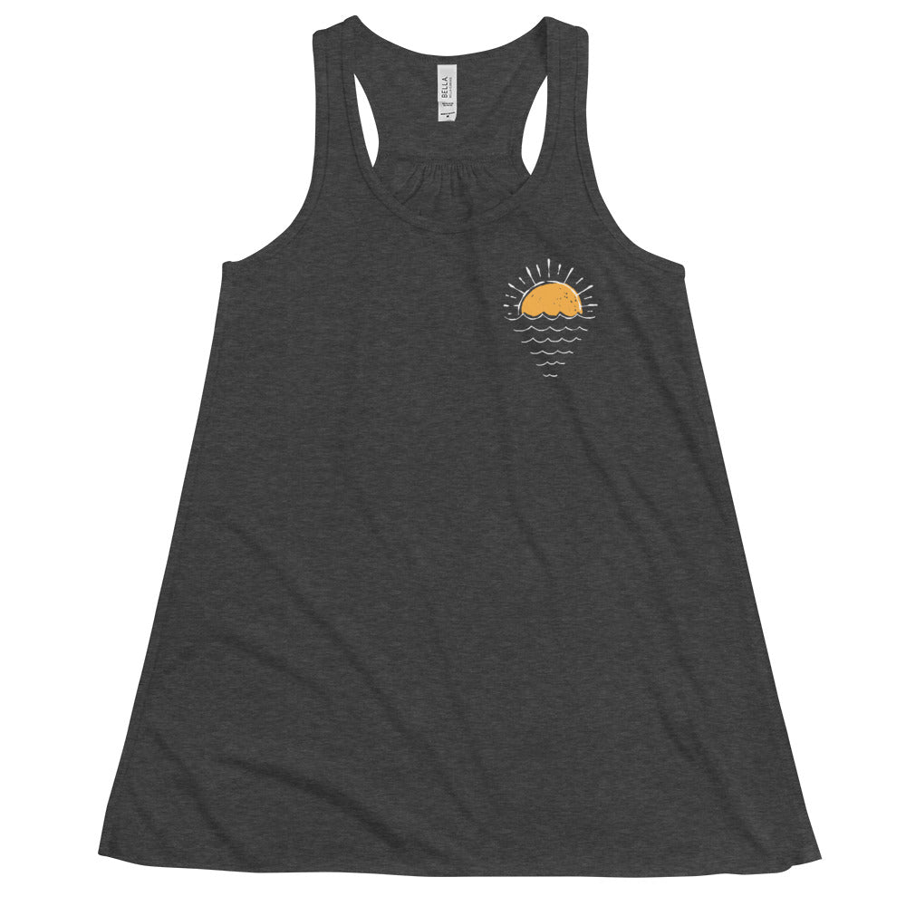 Sunset | Women's Flowy Racerback Tank
