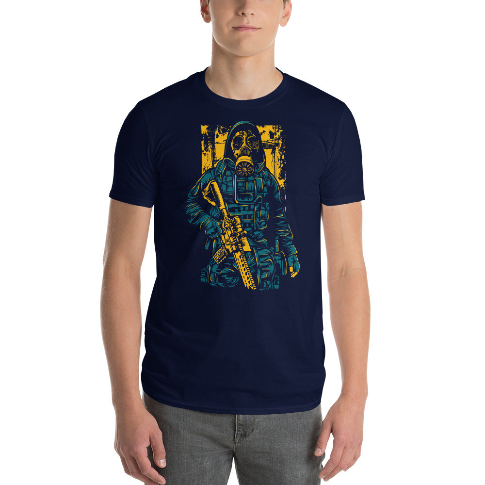 Gasmask Soldier | Premium T-Shirt