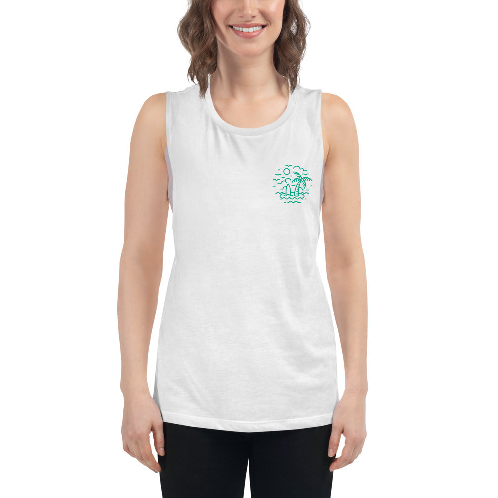 Mini Island | Flowy Muscle Tank