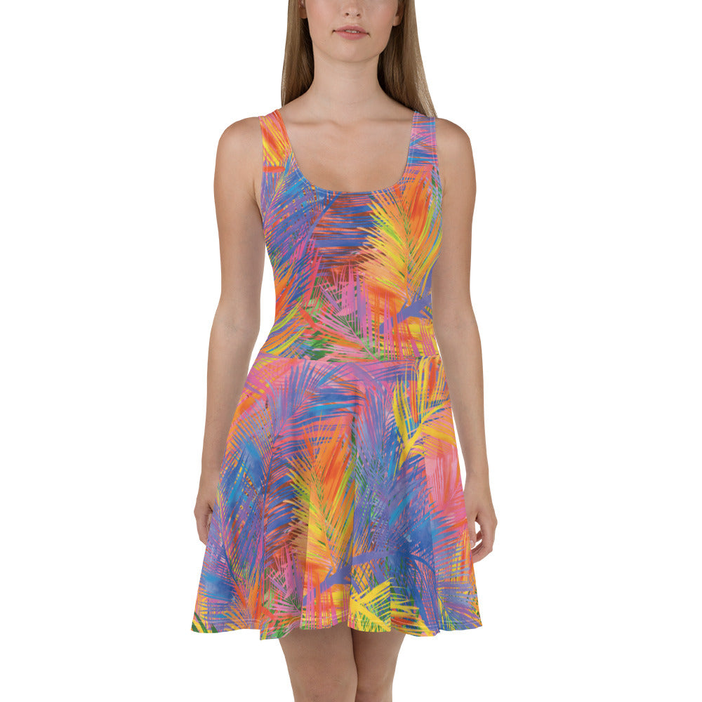 Foliage Multi | Skater Dress
