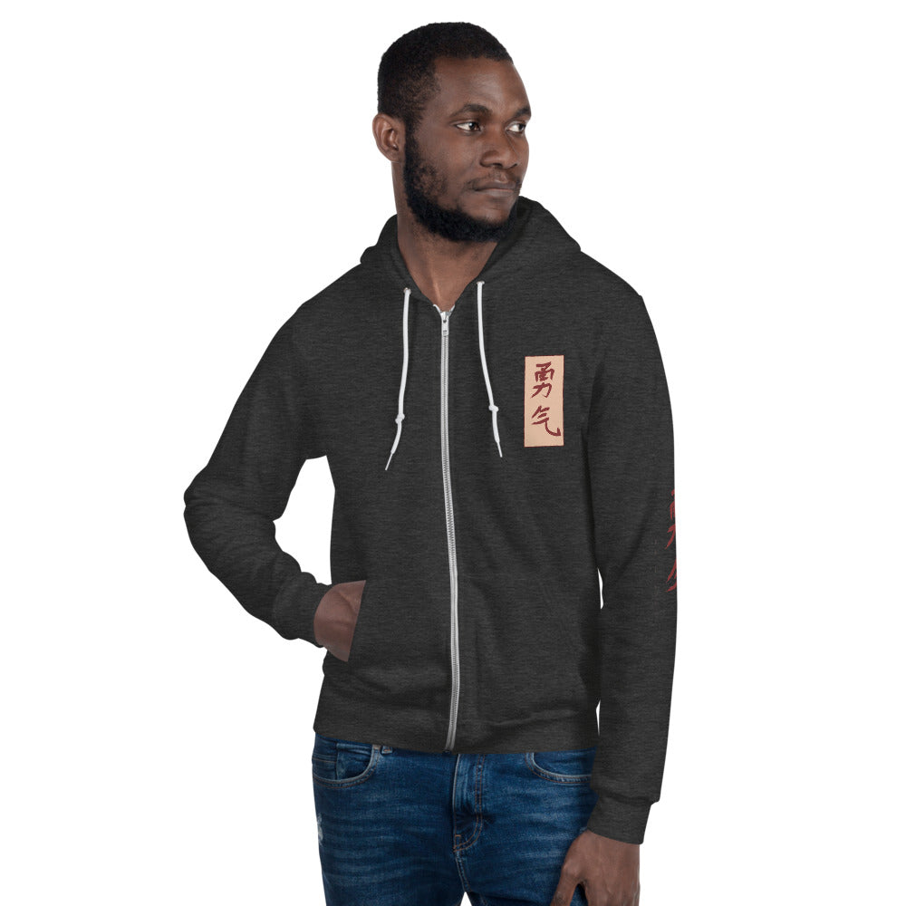 Courage | Flex Fleece Zip Up Hoodie