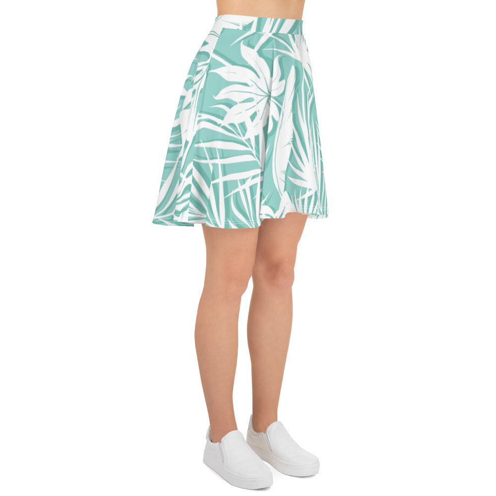 Palm Floral | Skater Skirt