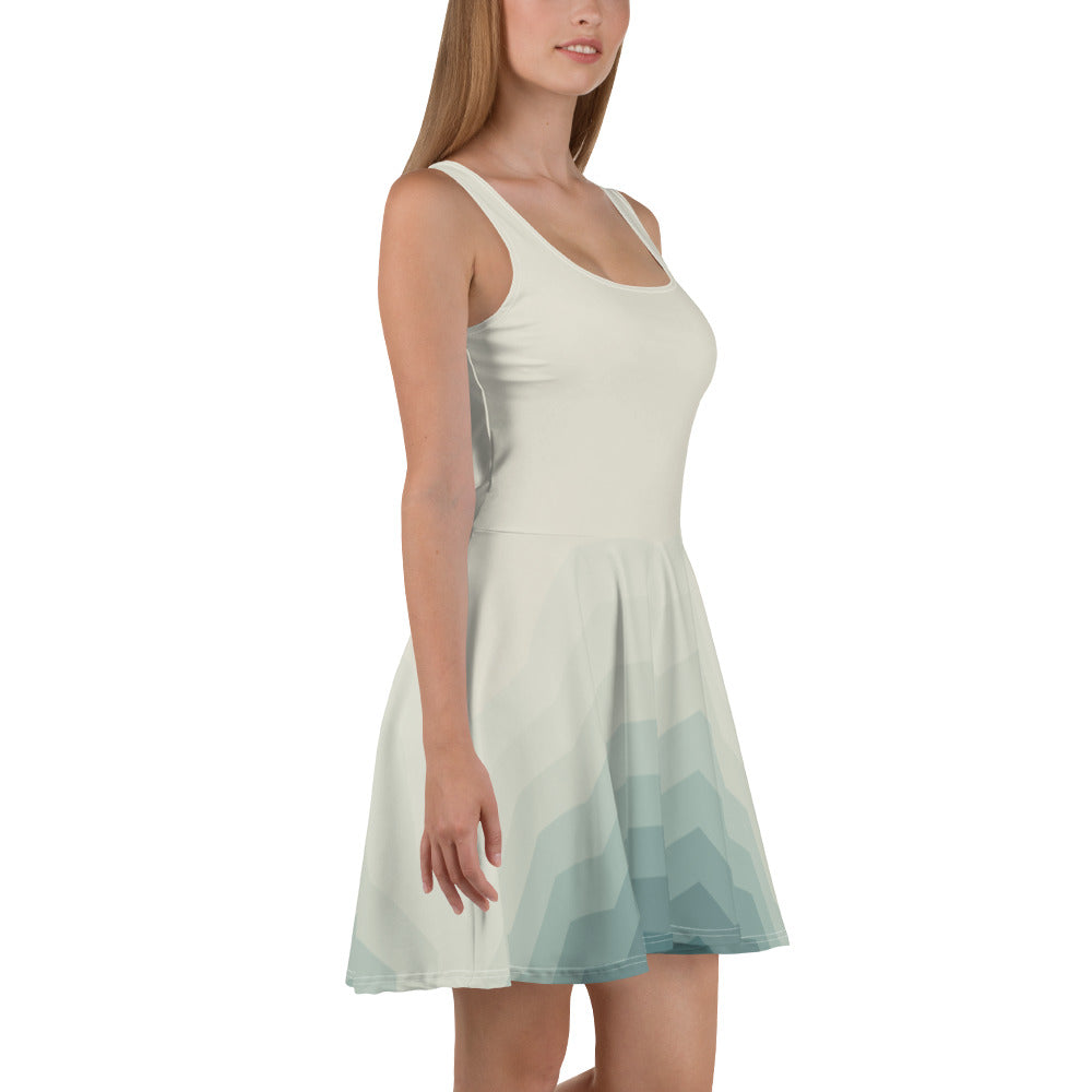 Blue Waves | Skater Dress