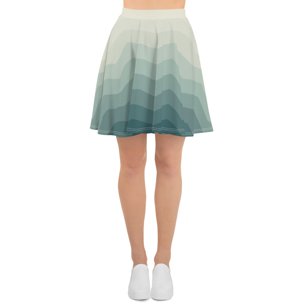 Blue Waves | Skater Skirt