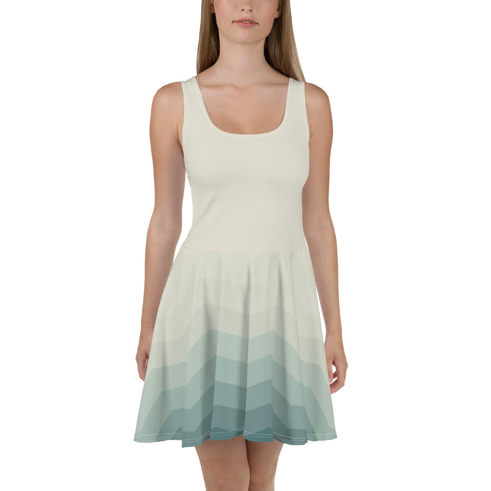 Blue Waves | Skater Dress