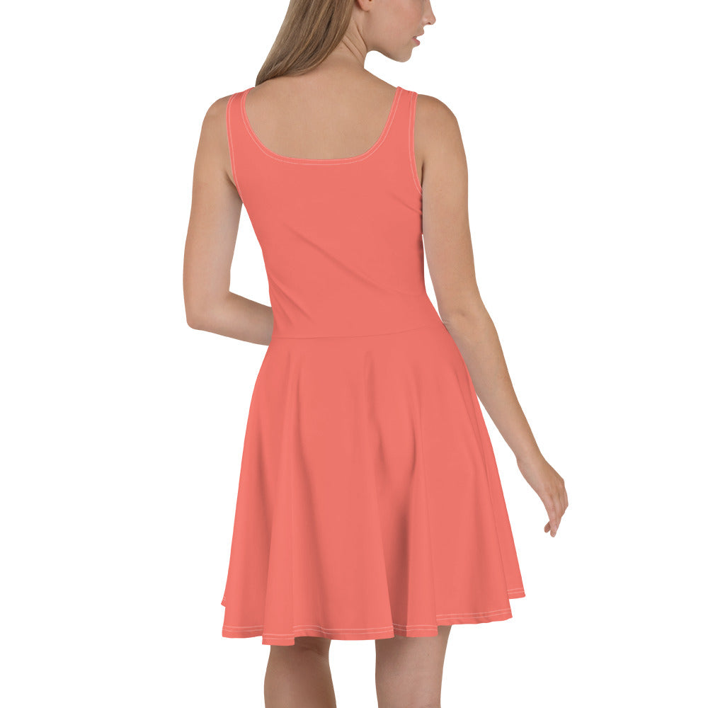 Living Coral | Skater Dress