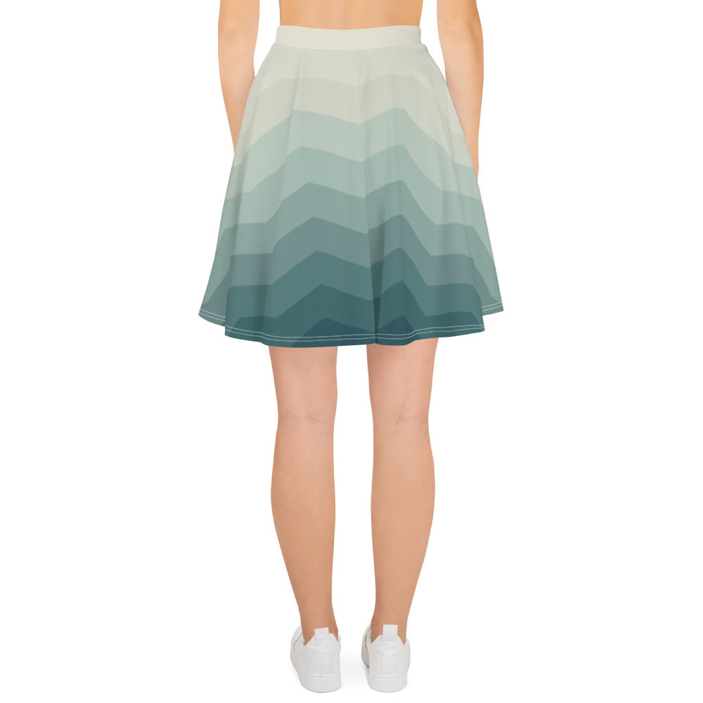 Blue Waves | Skater Skirt