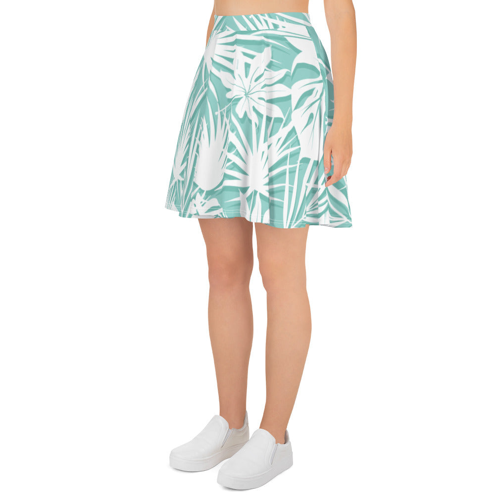 Palm Floral | Skater Skirt