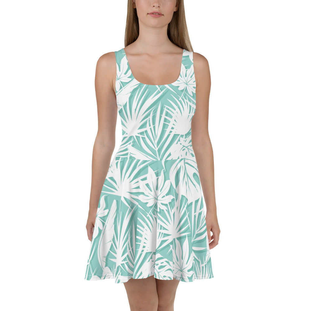 Palm Floral | Skater Dress