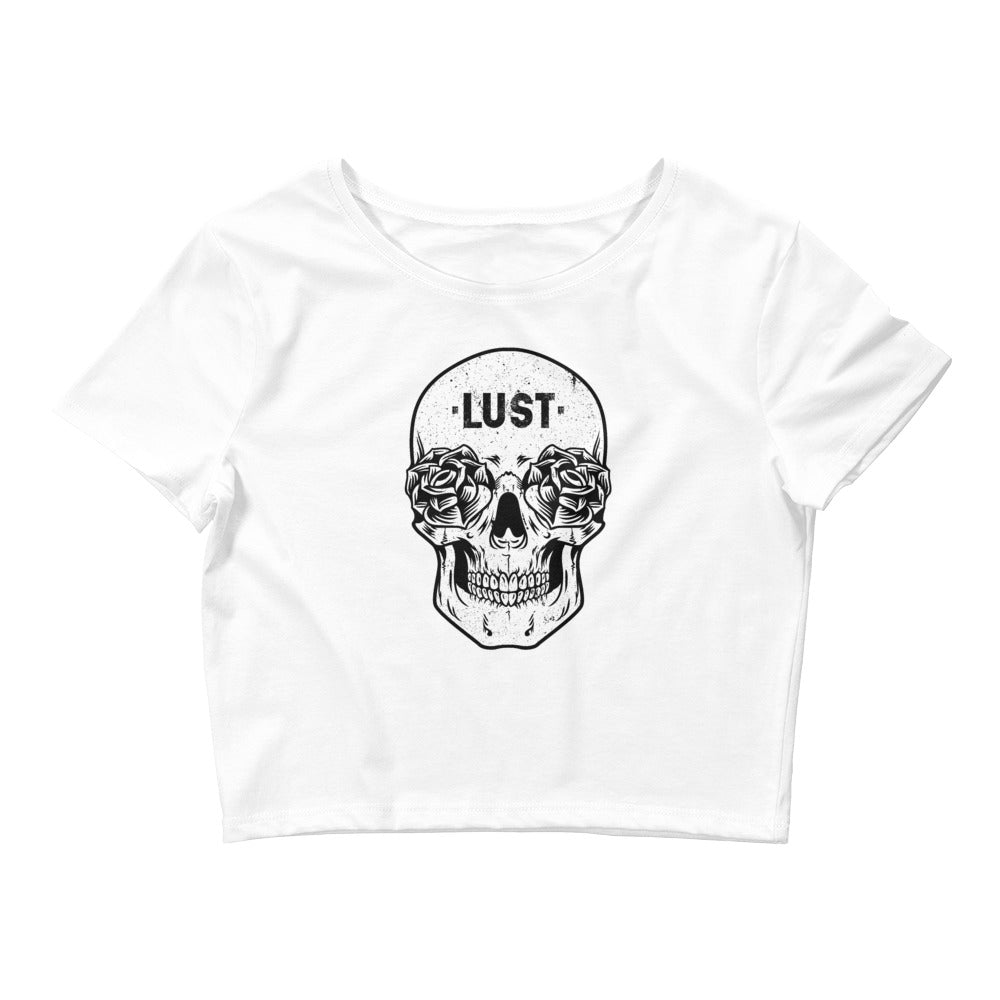 Lust | Women’s Crop Top (White)