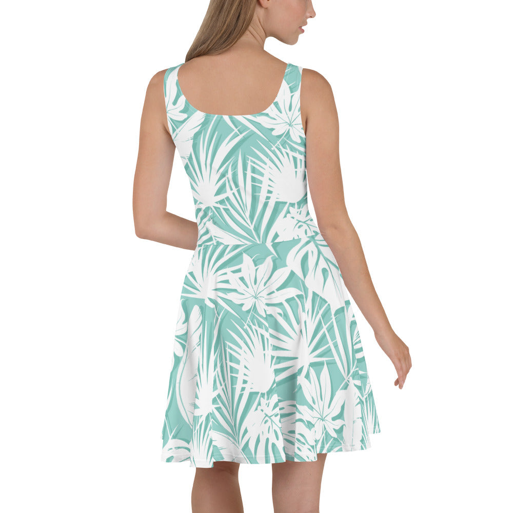 Palm Floral | Skater Dress