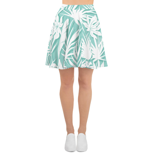 Palm Floral | Skater Skirt