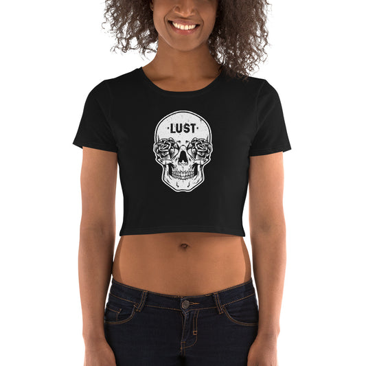 Lust | Women’s Crop Top (Black)