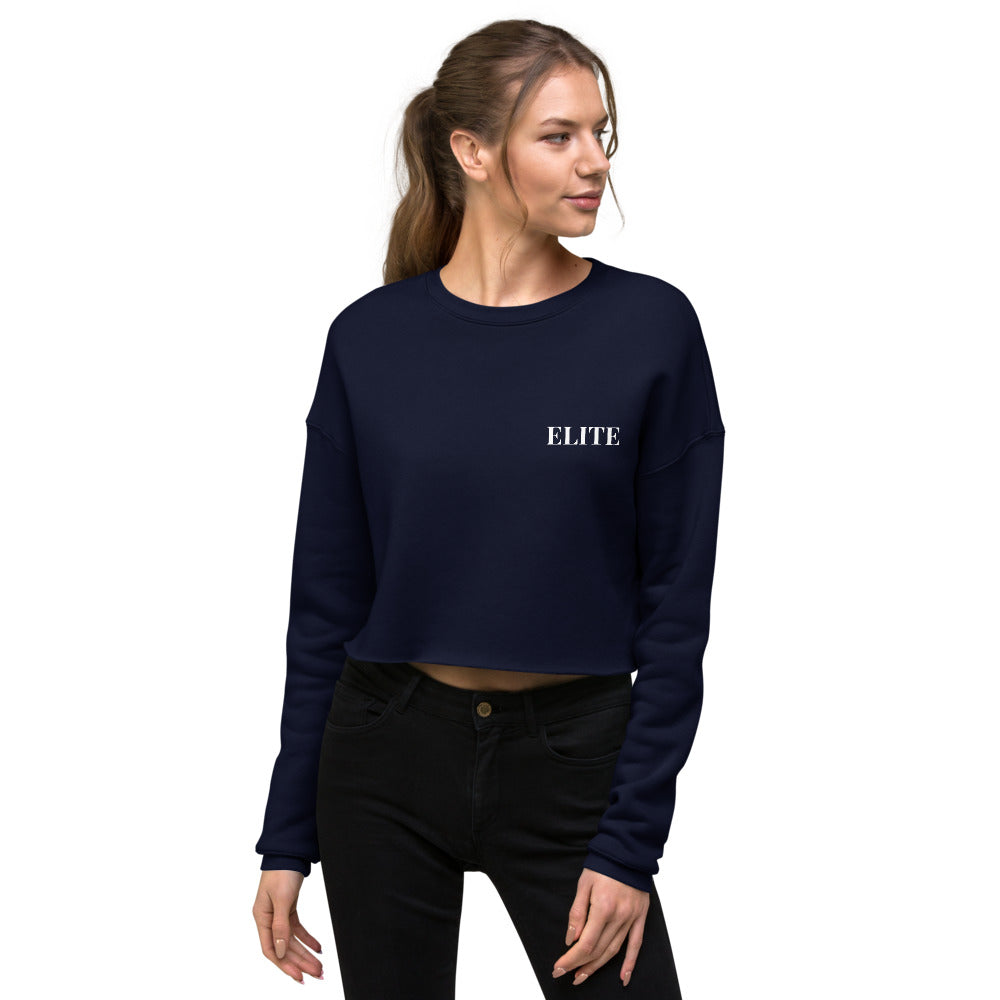 Elite | Ladies Crop Sweatshirt (Light)