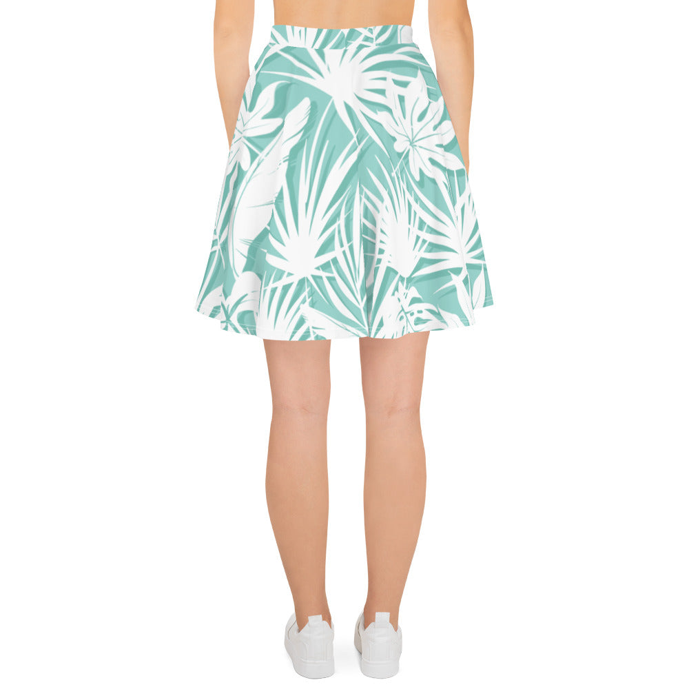 Palm Floral | Skater Skirt