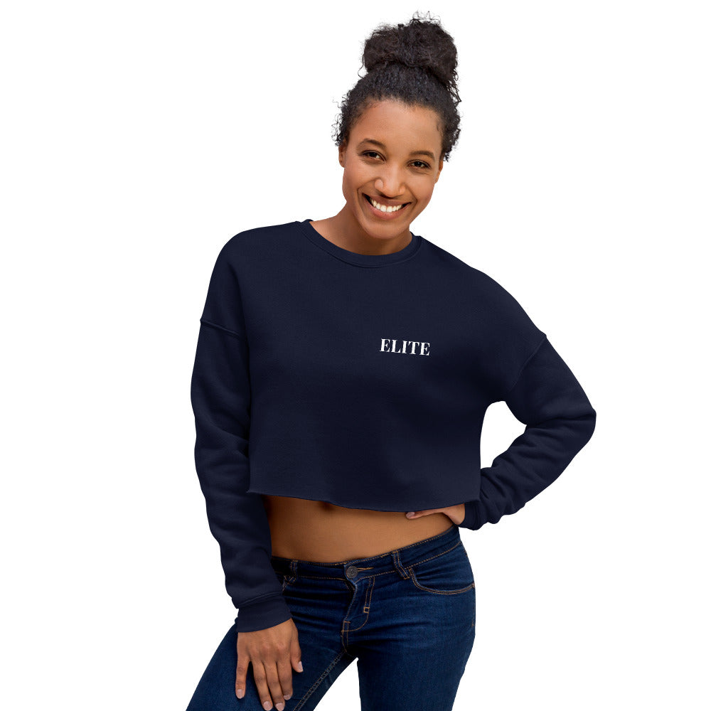 Elite | Ladies Crop Sweatshirt (Light)